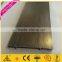flexible high quality extruded allunimum skirting board Red walnut Wood Grain painting aluminum skirting board
