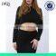 Sweater Skirt Suit Women Knitted Crop Sweater Pullover+Sweater Skirt