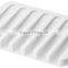 Unbreakable colorful bathroom washable Silicone Soap holder drying tray soap saver
