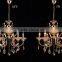 Vintage Popular Energy Saving 6 Lights Crystal Chandelier With Scallop Drops