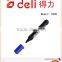 Deli Whiteboard Marker Whiteboard Marker pen dry erasable S500 blue