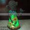 Iron solar little girl led light
