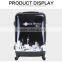 fashionable trolley luggage and colorful printing suitcase with four universal wheels