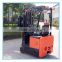 Economic 1000kg 3 wheels electric forklift with white wheels