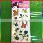 Non-toxic fashion custom body art glow in the dark body tattoo sticker