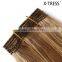 Fashion brown color p6/613 100% Unprocessed Virgin Brazilian Hair Extension