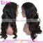 Wholesale Price Qingdao Factory 24 Inches Middle Part Body Wave Human Hair lace Front Wigs