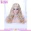 Wholesale 6a grade top quality malaysian human hair lace blonde u part wig