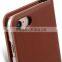 2016 Brown MOBILE PHONE Case for IPhone 7, Premium Leather Case for Apple IPhone 7 (4.7")