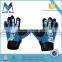 Custom Neoprene Blue Gym Gloves with Non-slip Palm