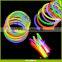 100 Mixed Color Glow Stick Party Pack 8" Glowsticks with Connectors to Make Bracelets, Glasses, Flowers and More