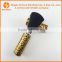 custom made mini size leopard color Synthetic Hair face use retractable powder brush