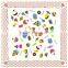 No MOQ Custom Photo Screen Print Silk Scarves