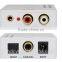 Top quality digital to analog audio converter optical / coaxial / usb