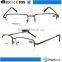 Bulk fashion hot sale half rimless reading glasses lens