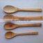 long handle natural color bamboo spoon for children
