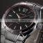 CURREN Black Dial Auto Date Silver Stainless Steel Strap Male Clock Analog Quartz Casual Men Watch