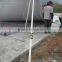 12x12m High Peak pole tent in galvanized steel frame and PVC fabric with white drappings