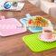 Non Slip Flexible Durable Heat Resistant Silicone Pot Holder Silicone Hot Pad