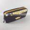 2016 new cute zipper canvas student pencil bag pen case stationery pouch pencil box DHL free shipping
