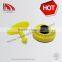 RFID animal ear tag for sheep 30 mm with 125KHZ ISO11784/5 FDX-B yellow ear tag
