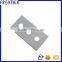3 hole shaving blade for film converting and slitting