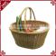 S&D eco-friendly rattan cheap furable decorative hand-crafted shopping wicker basket with handle