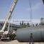 100% pollution free batch type tyre pyrolysis plant, no carbon pollution
