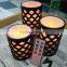 led flameless candles led carved flameless flickering real wax candles with remote control LED remote wax candles