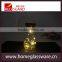 decorative solar energy flaring glass jar