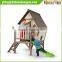 Wooden movable playhouse for children