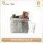 Washable Kraft paper bag storage bag ,grey home washable paper bag