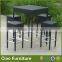 4 seaters high end outdoor rattan bar furniture