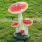 Resin mushroom yard ornament outdoor garden mushroom statues