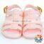 New Arrival Summer Soft Shoes Baby Girls Adjustable Hot Pink Kid Sandal