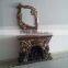 decorative colorful makeup vanity desk with matching mirror