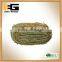 Yellow Natural Rattan Hand/Swing Basket for Garden Planter