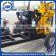 Trailer mounted type wheel portable 160m water well drilling rig