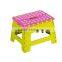 Cheap plastic folding step stool/fish stool for family portable colorful foot stool