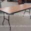 plywood rectangle folding dining table manufacturer in China