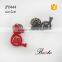 Stock cheap fashion garments accessories graceful cufflinks Skull Silk Knots cufflinks for decoration