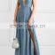 Sexy New Style Floor-sweeping Chiffon Nighty Maxi Dress Long Evening Party Wedding Dresses 2016 HSD5862