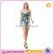 New Arrived Fashion Sleeveless Floral Print Women Playsuit/Jumpsuits