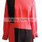 Round Collar Long Sleeve Chiffon with Black Square Blouse Tunic Dress
