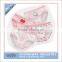 Dot Print White Cotton Girls Preteen Underwear Panties With Lace Trim