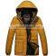 rounded stand collar sleeveless front zipper insert pocket down feather coat jacket for men
