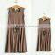 New arrive 2017 summer good quality kids and mom matching dress
