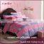 Summer style bedding cotton set twin Full Queen size duvet cover set reactive printed bed linen flat sheet bedclothes