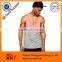 navy blue loose tank tops men sexy open side tank top custom print tank top
