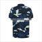 Latest Fashion Designs 100% Cotton Polo T Shirt Customized Navy Camo Polo Shirt Men